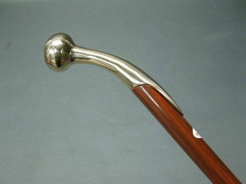 Edelholz messing gehstock - messing,